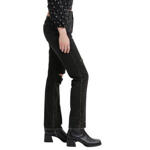 Levi's Womens 501 Original Fit Jeans in Winona Forever distressed button fly 26